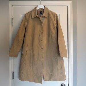 GAP Women's Classic Tan Trench Coat cotton spring jacket